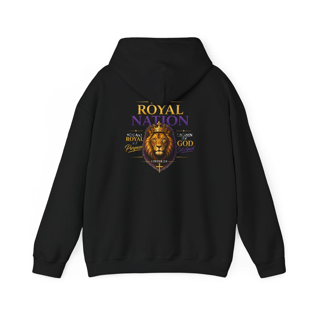 Royal Nation Lion Hoodie — Christian Faith Crowned Apparel
