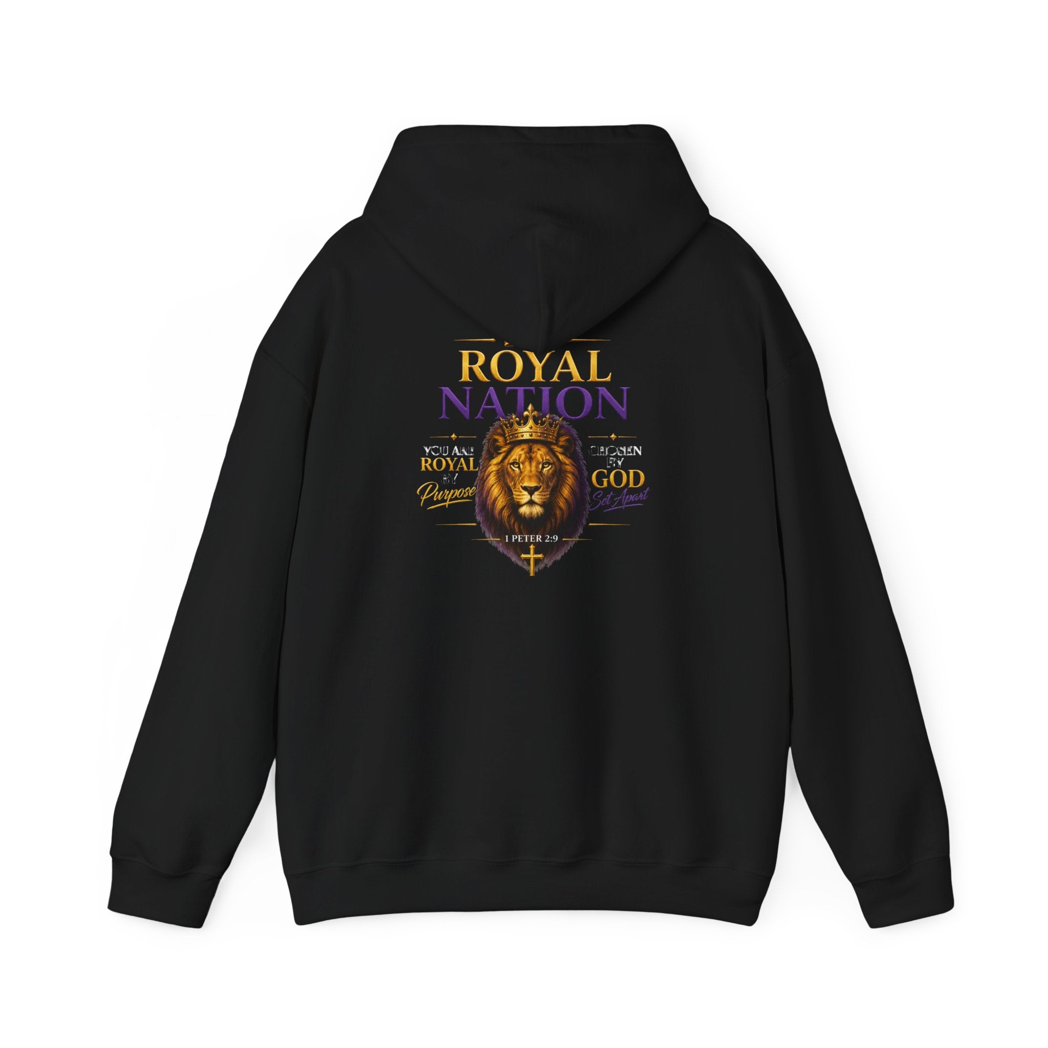 Royal Nation Lion Hoodie — Christian Faith Crowned Apparel