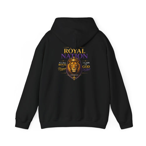 Royal Nation Lion Hoodie — Christian Faith Crowned Apparel