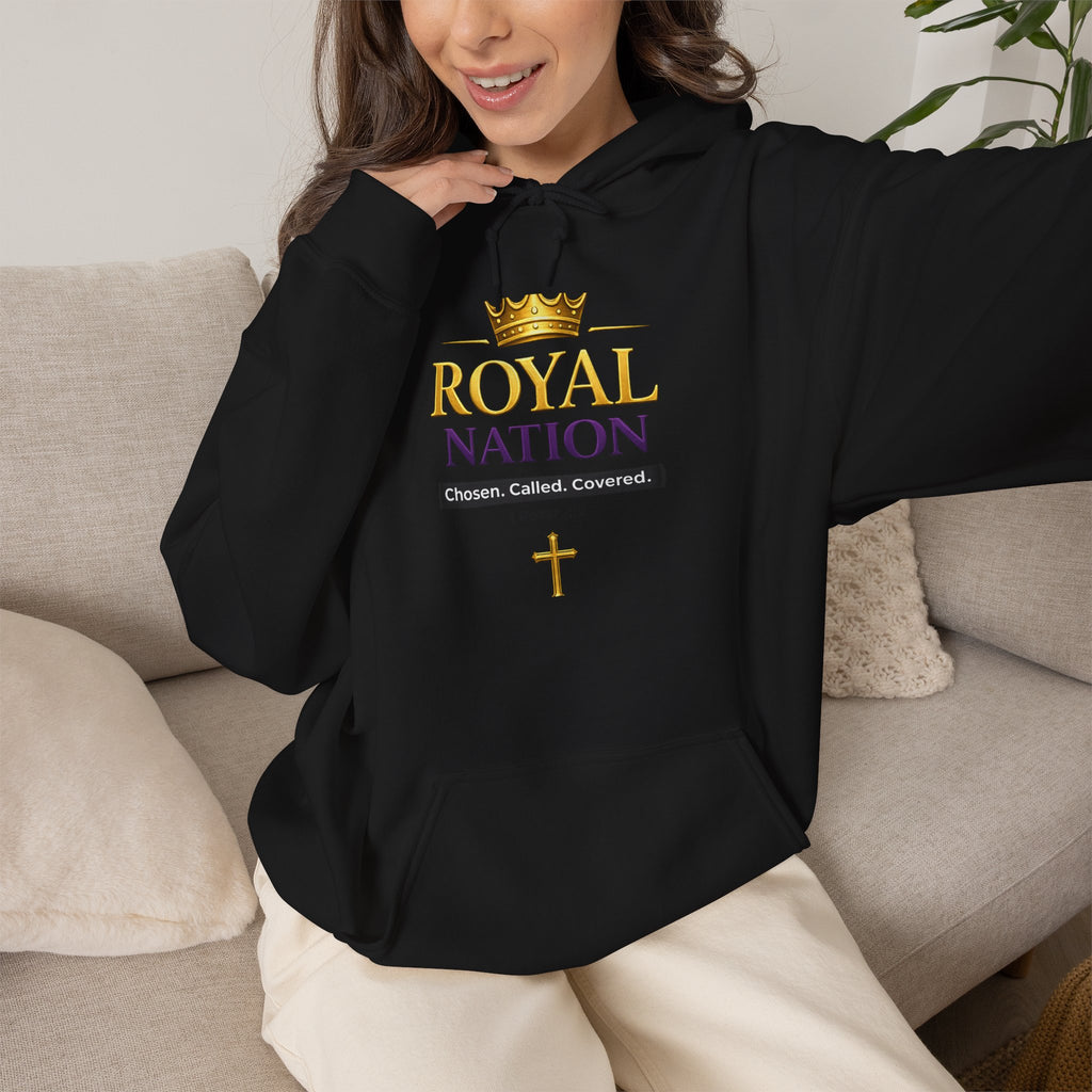 Royal Nation Lion Hoodie — Christian Faith Crowned Apparel