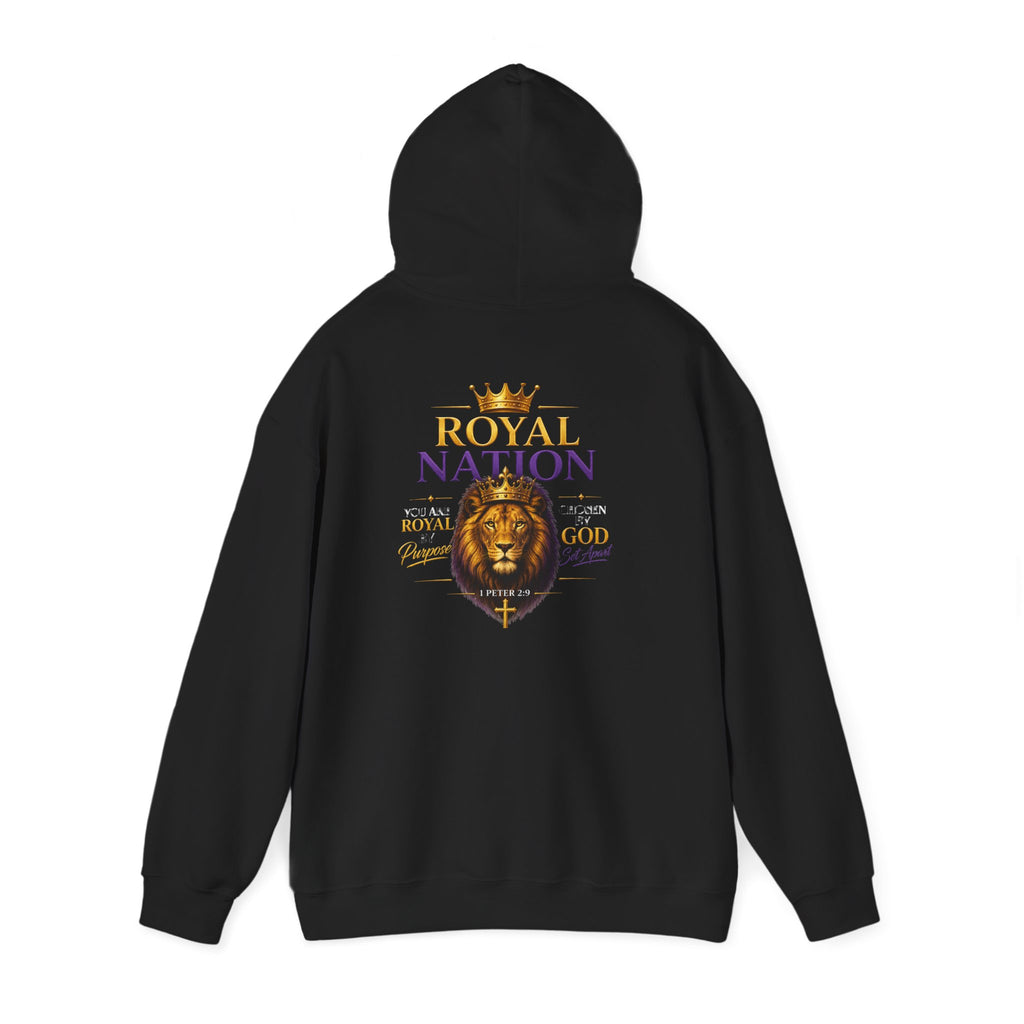 Royal Nation Lion Hoodie — Christian Faith Crowned Apparel