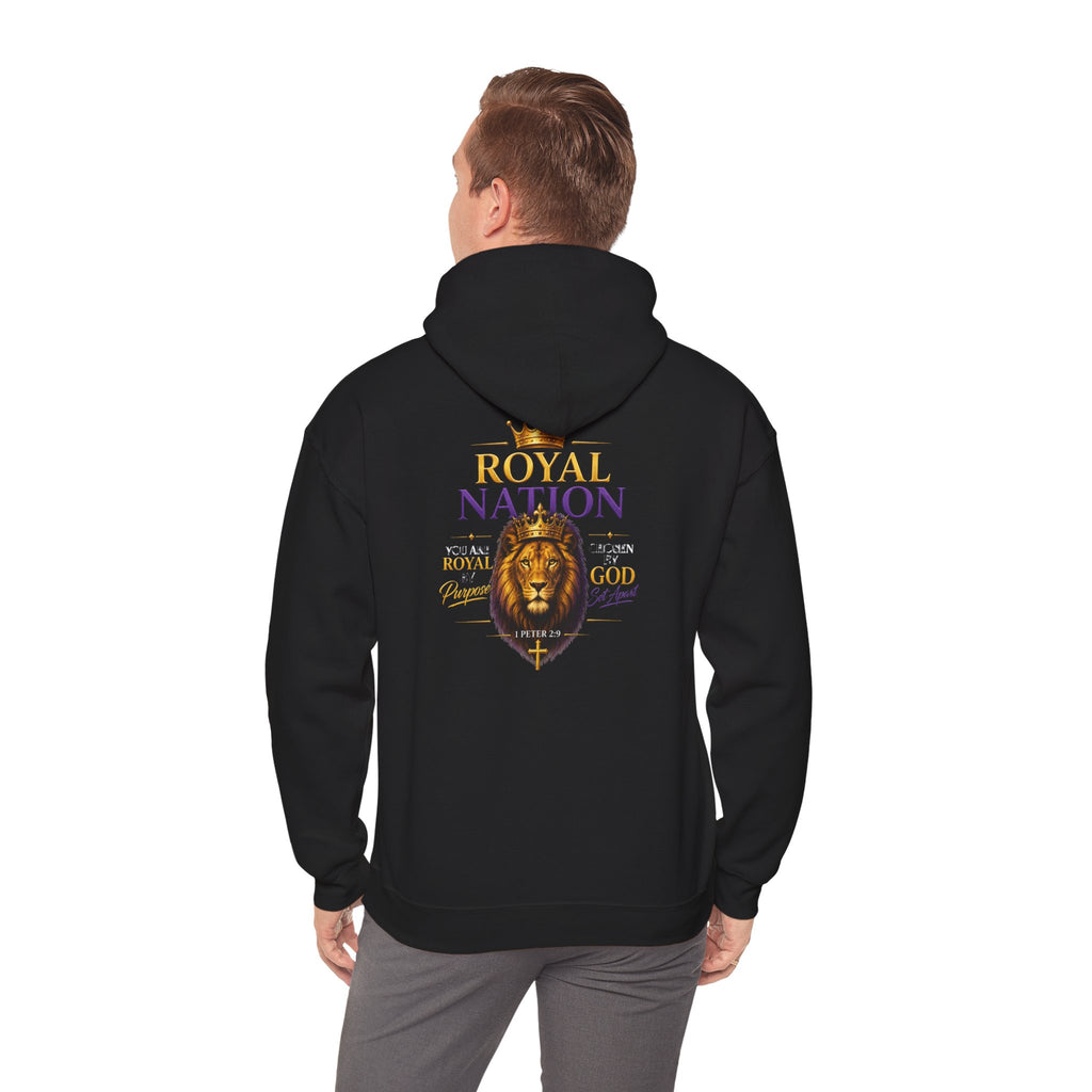 Royal Nation Lion Hoodie — Christian Faith Crowned Apparel